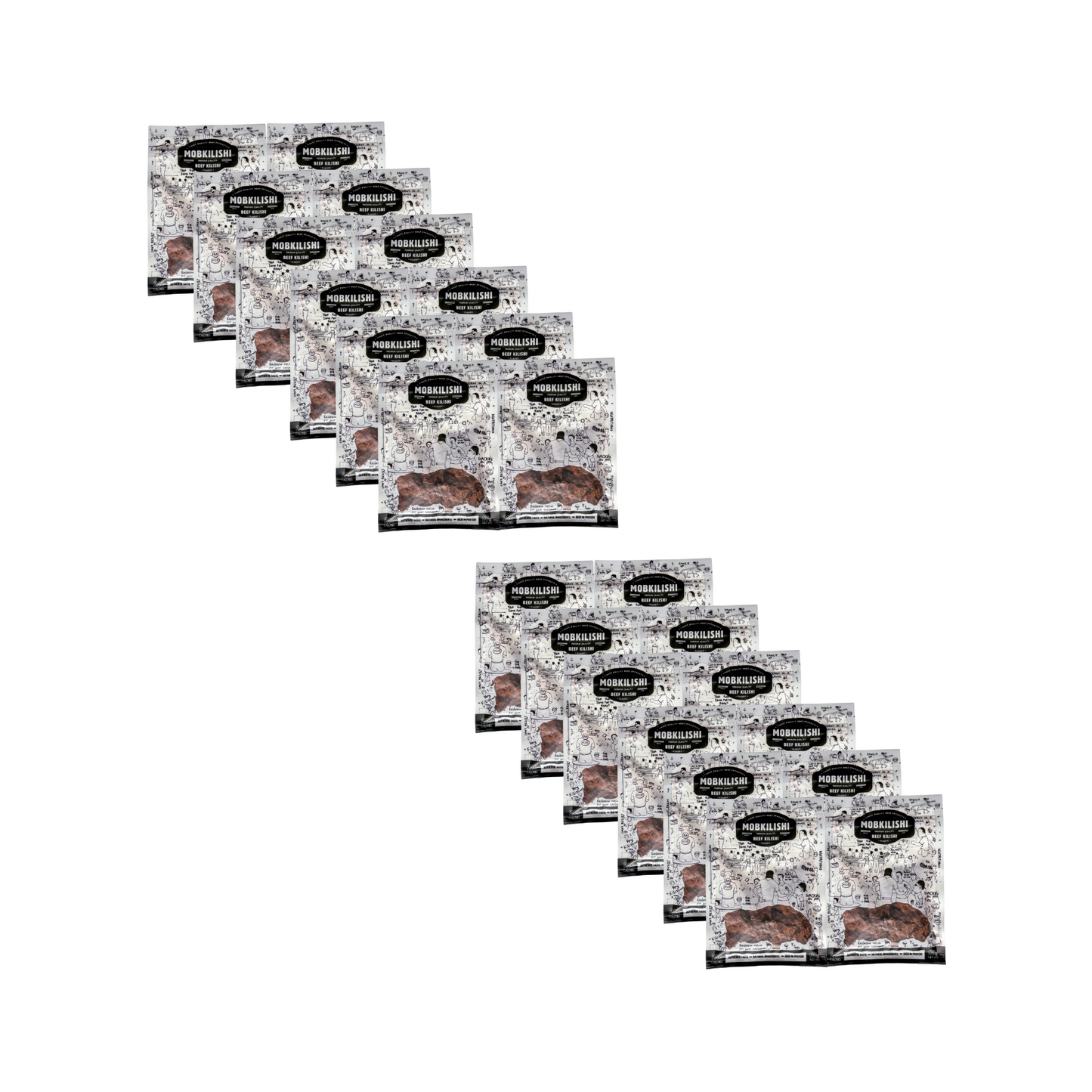 24 pack Classic Beef Kilishi 1.4kg